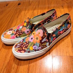 Rifle Paper Co. Keds, Garden Party Double Decker Slip On, Size 8